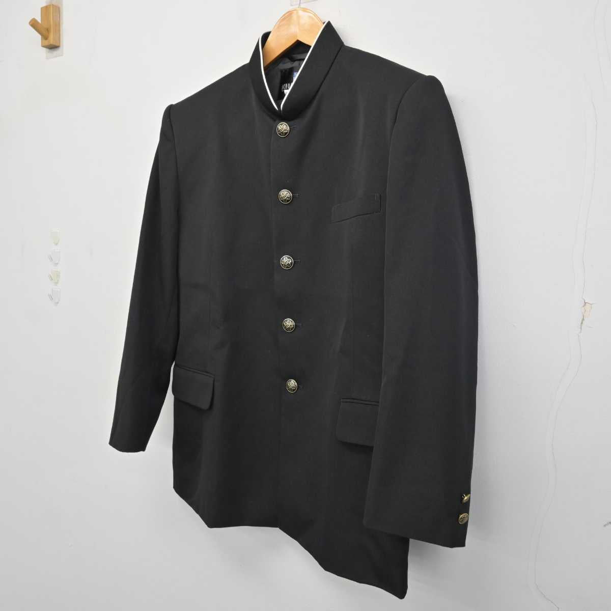 【中古】福岡県 大刀洗中学校 男子制服 1点 (学ラン) sf076534