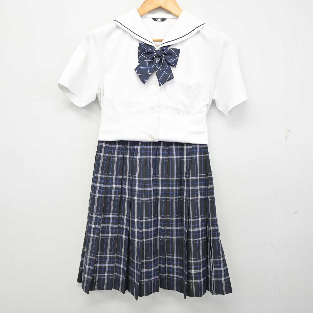 【中古】愛知県 岡崎城西高等学校 女子制服 4点 (ブラウス・スカート) sf076537