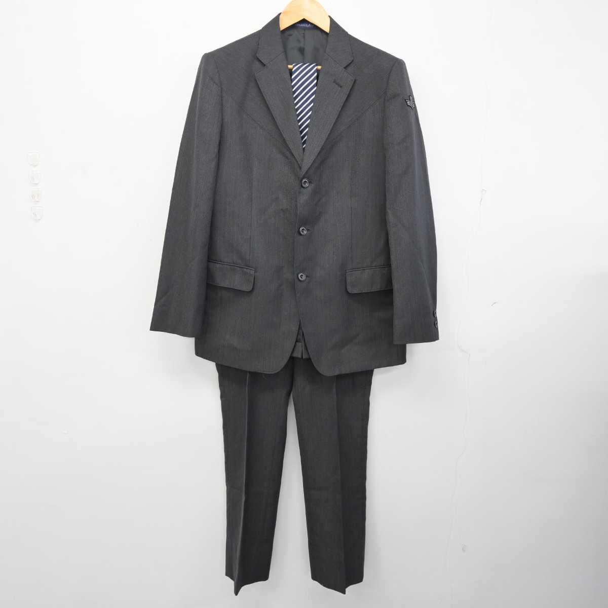 【中古】愛知県 杜若高等学校 男子制服 3点 (ブレザー・ズボン) sf076538