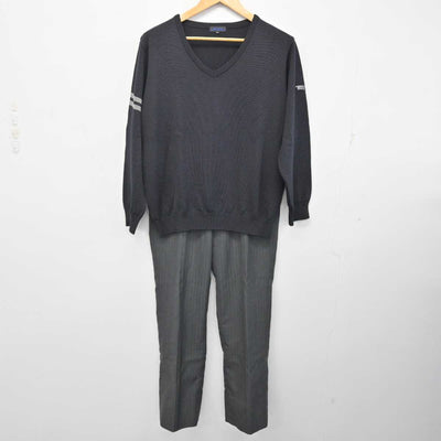 【中古】愛知県 杜若高等学校 男子制服 2点 (ニット・ズボン) sf076539