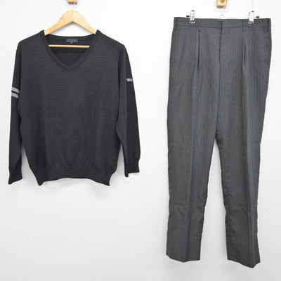 【中古】愛知県 杜若高等学校 男子制服 2点 (ニット・ズボン) sf076539