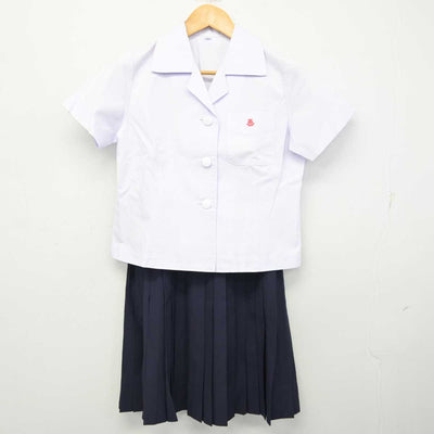 【中古】兵庫県 姫路西高等学校 女子制服 2点 (シャツ・スカート) sf076562