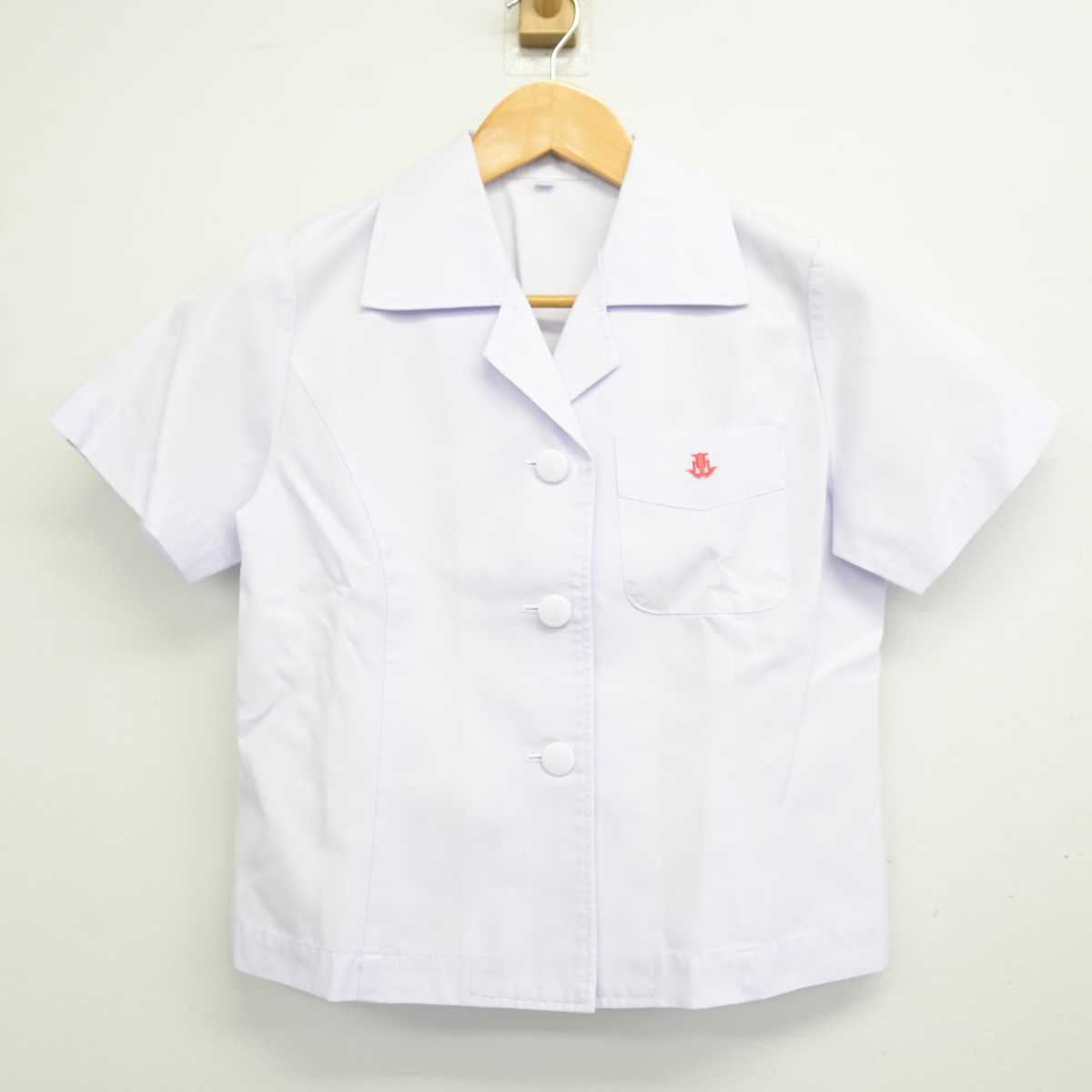 【中古】兵庫県 姫路西高等学校 女子制服 2点 (シャツ・スカート) sf076562