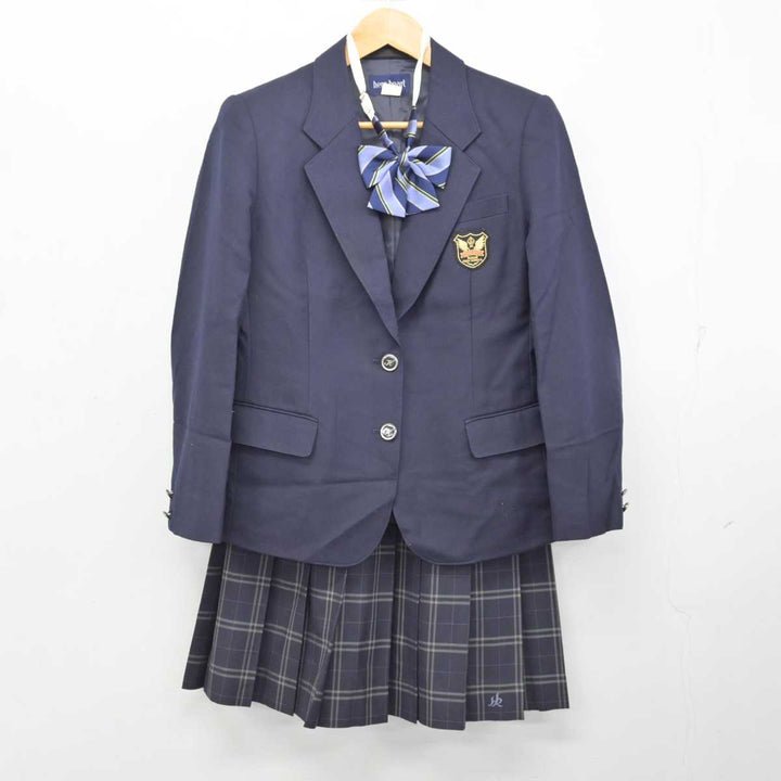 【中古】千葉県 柏陵高等学校 女子制服 4点 (ブレザー・スカート) sf076573