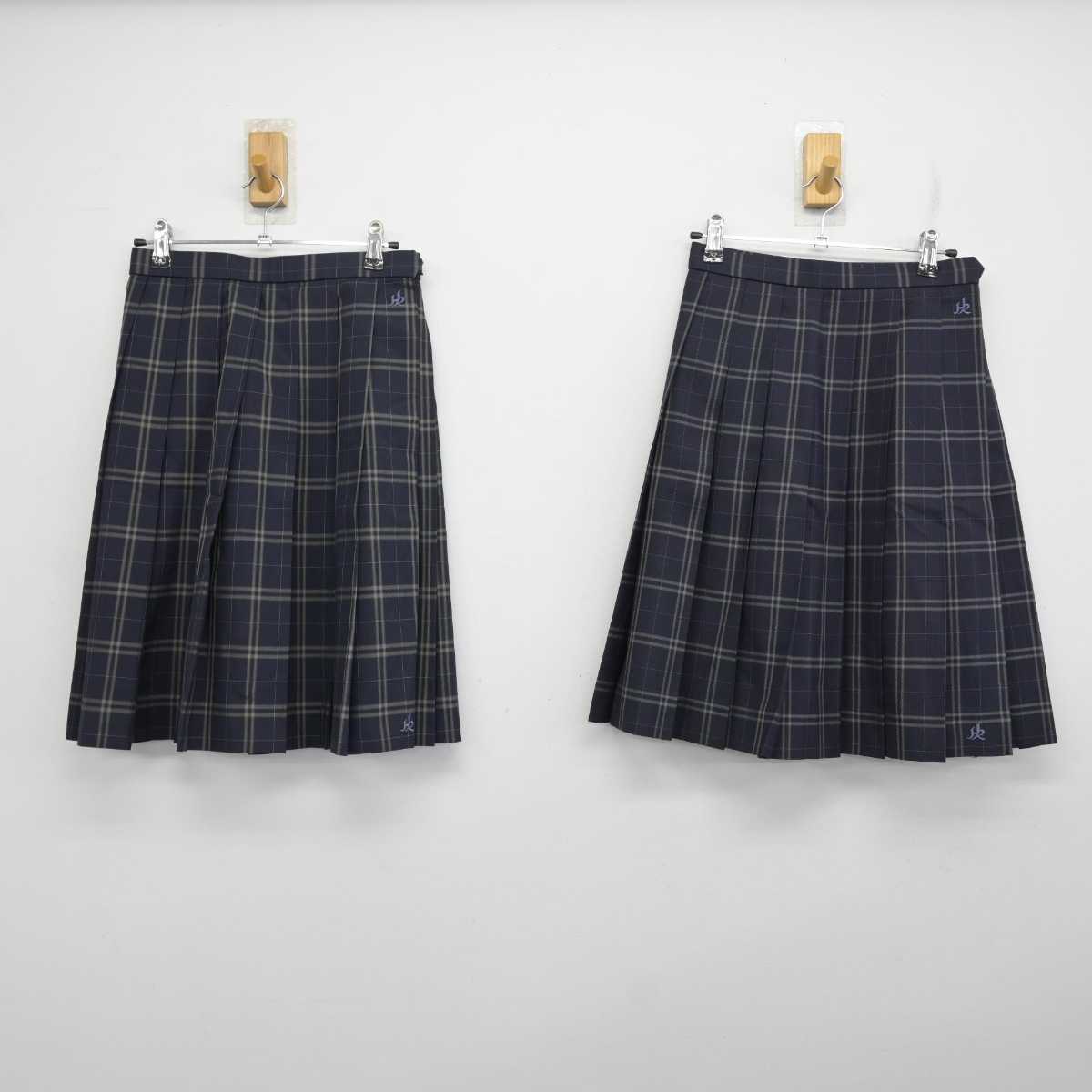 【中古】千葉県 柏陵高等学校 女子制服 4点 (ブレザー・スカート) sf076573