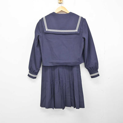 【中古】大阪府 佐野高等学校 女子制服 3点 (セーラー服・スカート) sf076578