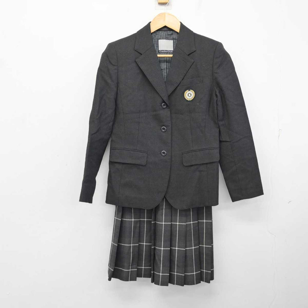 【中古】北海道 札幌厚別高等学校 女子制服 3点 (ブレザー・ニットベスト・スカート) sf076585