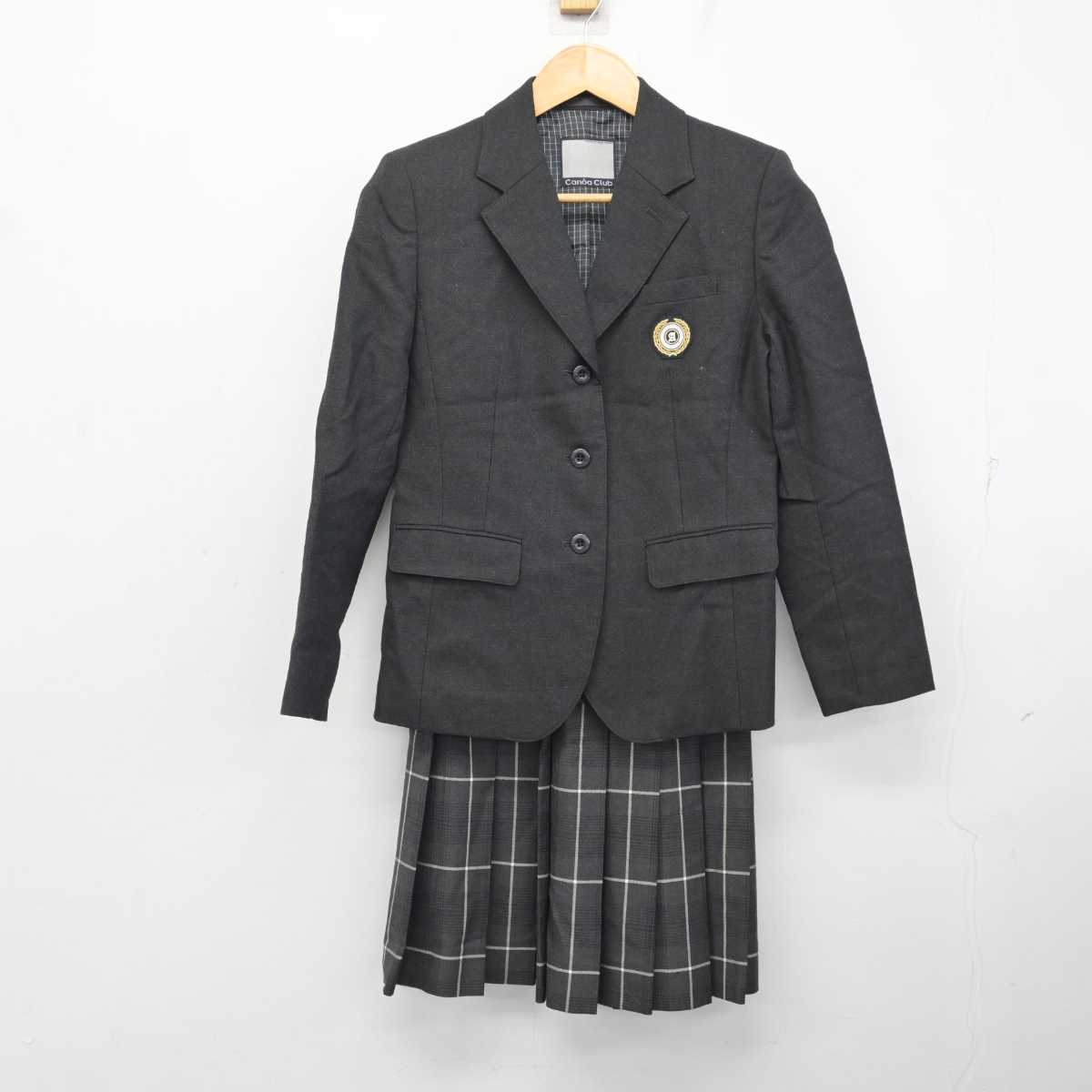 【中古】北海道 札幌厚別高等学校 女子制服 3点 (ブレザー・ニットベスト・スカート) sf076585