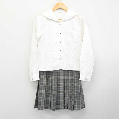 【中古】北海道 北海道大麻高等学校 女子制服 2点 (ブラウス・スカート) sf076590