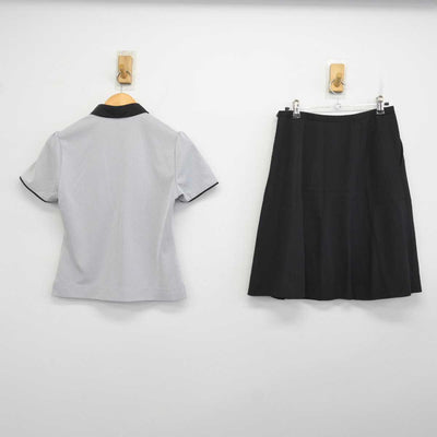 【中古】 事務服 女子制服 3点 (ブラウス・スカート) sf076592