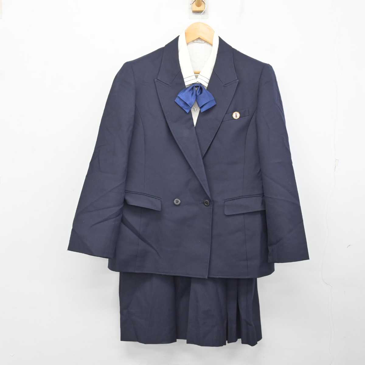 【中古】栃木県 大田原女子高等学校 女子制服 5点 (ブレザー・シャツ・スカート) sf076597