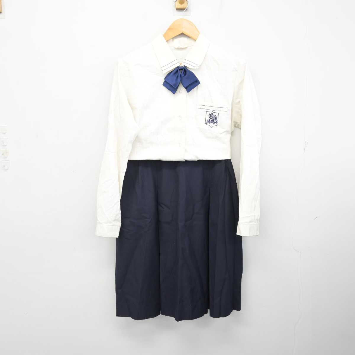 【中古】栃木県 大田原女子高等学校 女子制服 5点 (ブレザー・シャツ・スカート) sf076597