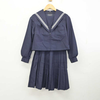 【中古】愛知県 みよし市立北中学校 女子制服 2点 (セーラー服・スカート) sf076600