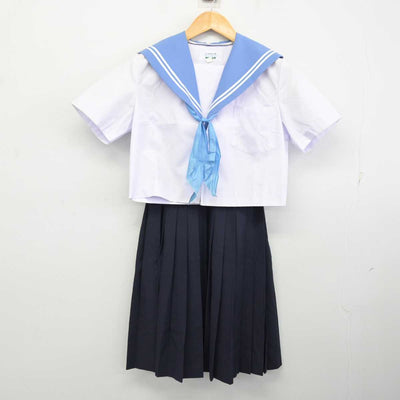 【中古】愛知県 みよし市立北中学校 女子制服 4点 (セーラー服・スカート) sf076601