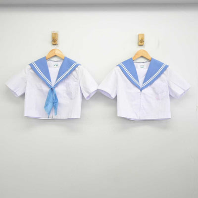 【中古】愛知県 みよし市立北中学校 女子制服 4点 (セーラー服・スカート) sf076601