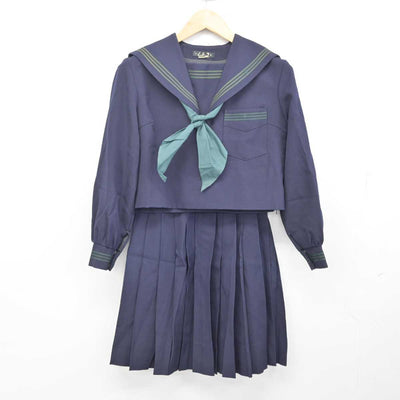 【中古】大阪府 大阪成蹊女子高等学校/旧制服 女子制服 3点 (セーラー服・スカート) sf076607