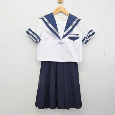 【中古】大阪府 大阪成蹊女子高等学校 女子制服 2点 (セーラー服・スカート) sf076608