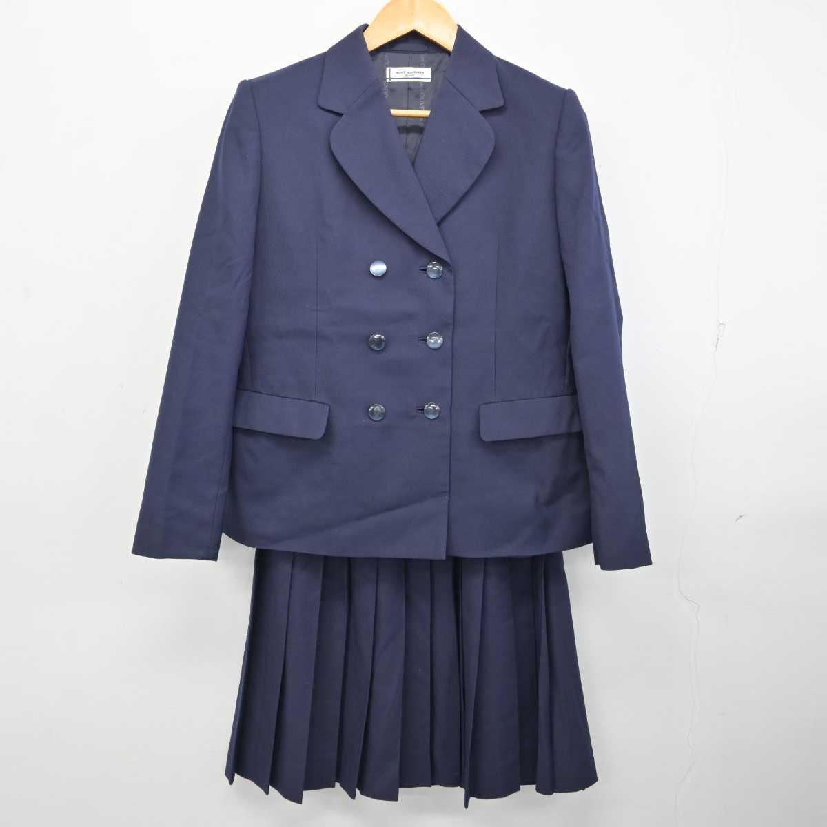 【中古】埼玉県 大宮北中学校 女子制服 3点 (ブレザー・ベスト・スカート) sf076610