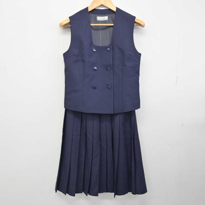 【中古】埼玉県 大宮北中学校 女子制服 3点 (ブレザー・ベスト・スカート) sf076610