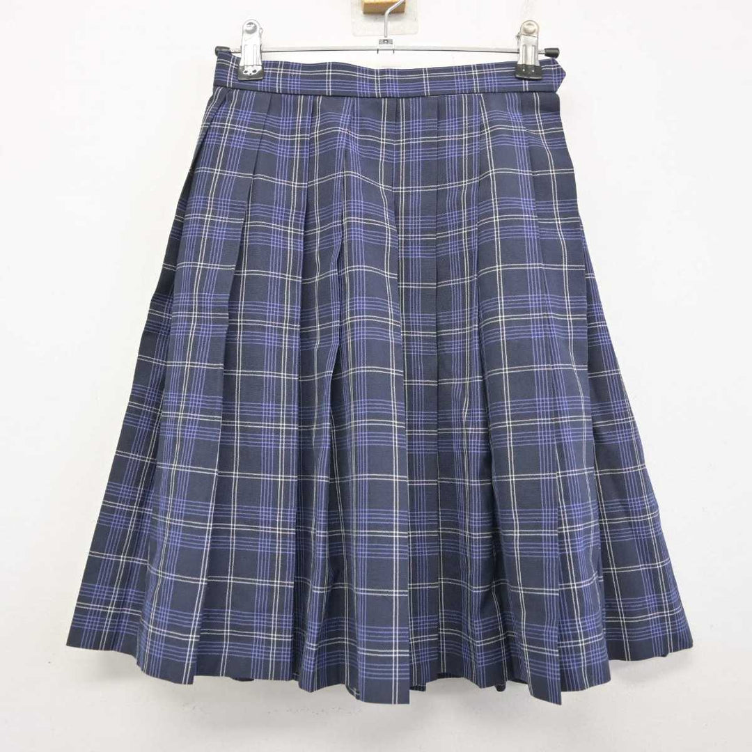 【中古】山口県 萩光塩学院高等学校 女子制服 2点 (ニット・スカート) sf076613