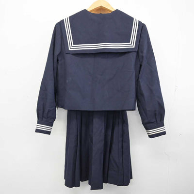 【中古】神奈川県 神奈川学園中学校 女子制服 3点 (セーラー服・ジャンパースカート) sf076615