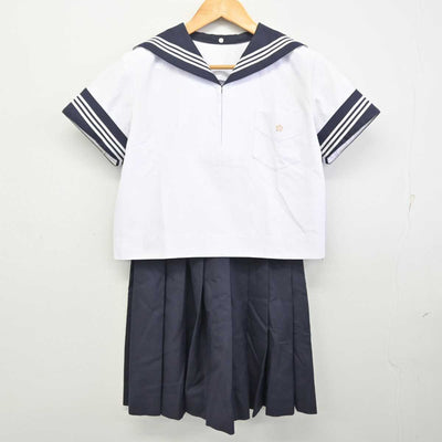 【中古】神奈川県 神奈川学園中学校 女子制服 2点 (セーラー服・スカート) sf076617