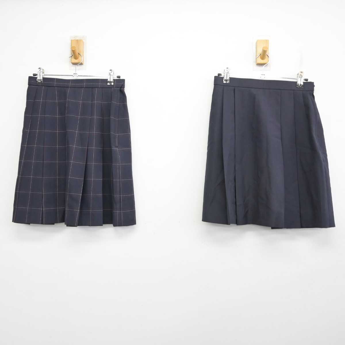 【中古】神奈川県 神奈川学園高等学校 女子制服 2点 (スカート) sf076619