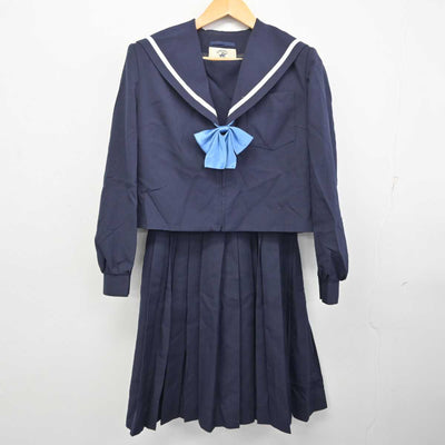 【中古】愛知県 日進北中学校 女子制服 3点 (セーラー服・スカート) sf076624