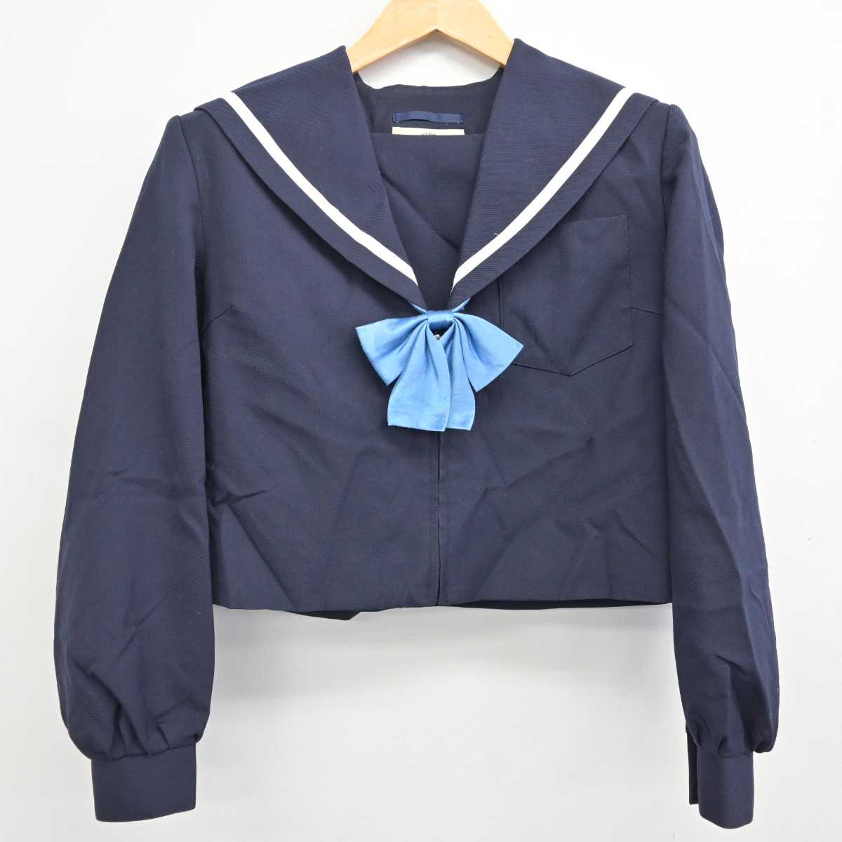 【中古】愛知県 日進北中学校 女子制服 3点 (セーラー服・スカート) sf076624