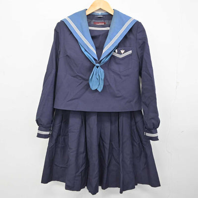 【中古】大阪府 清水谷高等学校 女子制服 7点 (セーラー服・スカート) sf076627