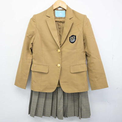 【中古】三重県 高田学苑 高田高等学校 女子制服 2点 (ブレザー・スカート) sf076630