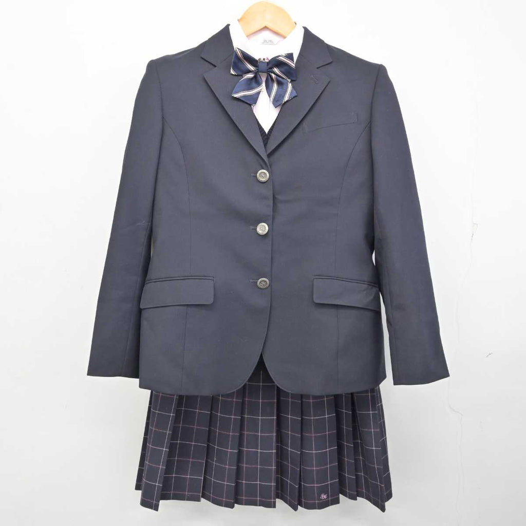 【中古】茨城県 土浦湖北高等学校 女子制服 5点 (ブレザー・ニット・シャツ・スカート) sf076633 | 中古制服通販パレイド