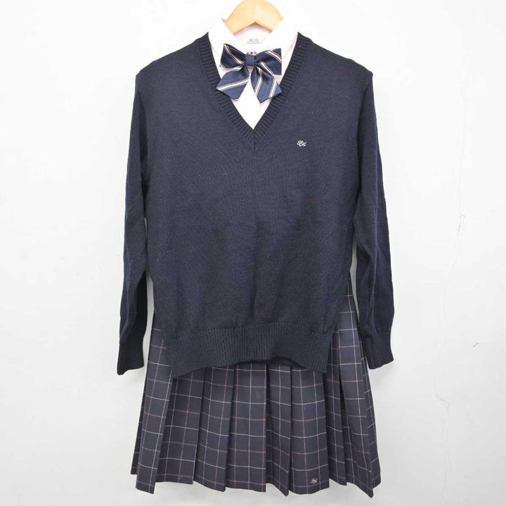 【中古】茨城県 土浦湖北高等学校 女子制服 5点 (ブレザー・ニット・シャツ・スカート) sf076633 | 中古制服通販パレイド