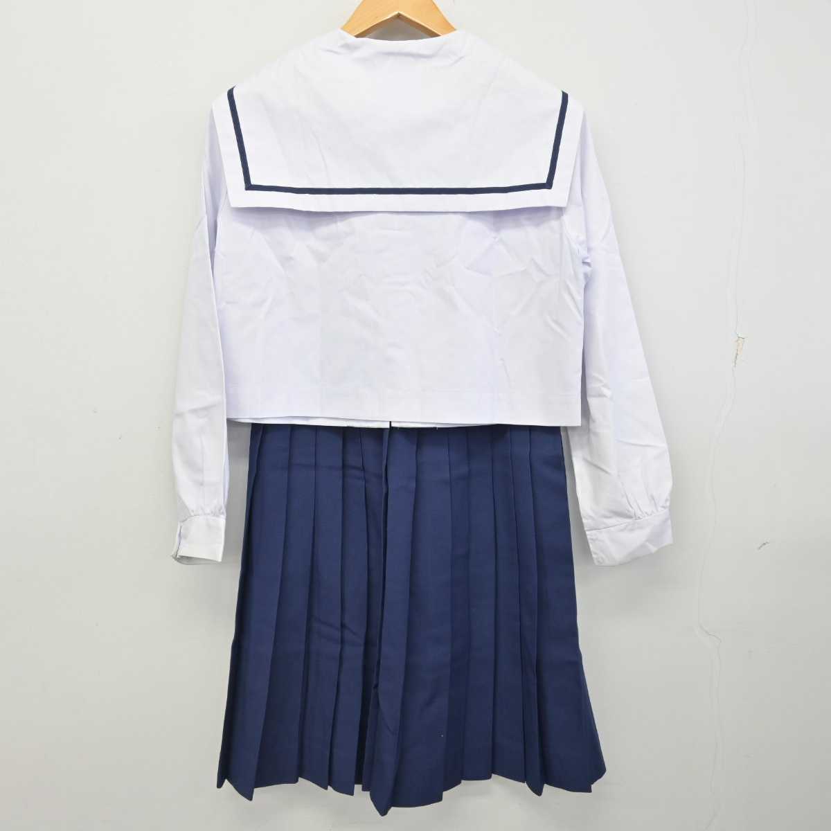 【中古】兵庫県 加古川北高等学校 女子制服 3点 (セーラー服・スカート) sf076646