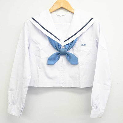 【中古】兵庫県 加古川北高等学校 女子制服 3点 (セーラー服・スカート) sf076646