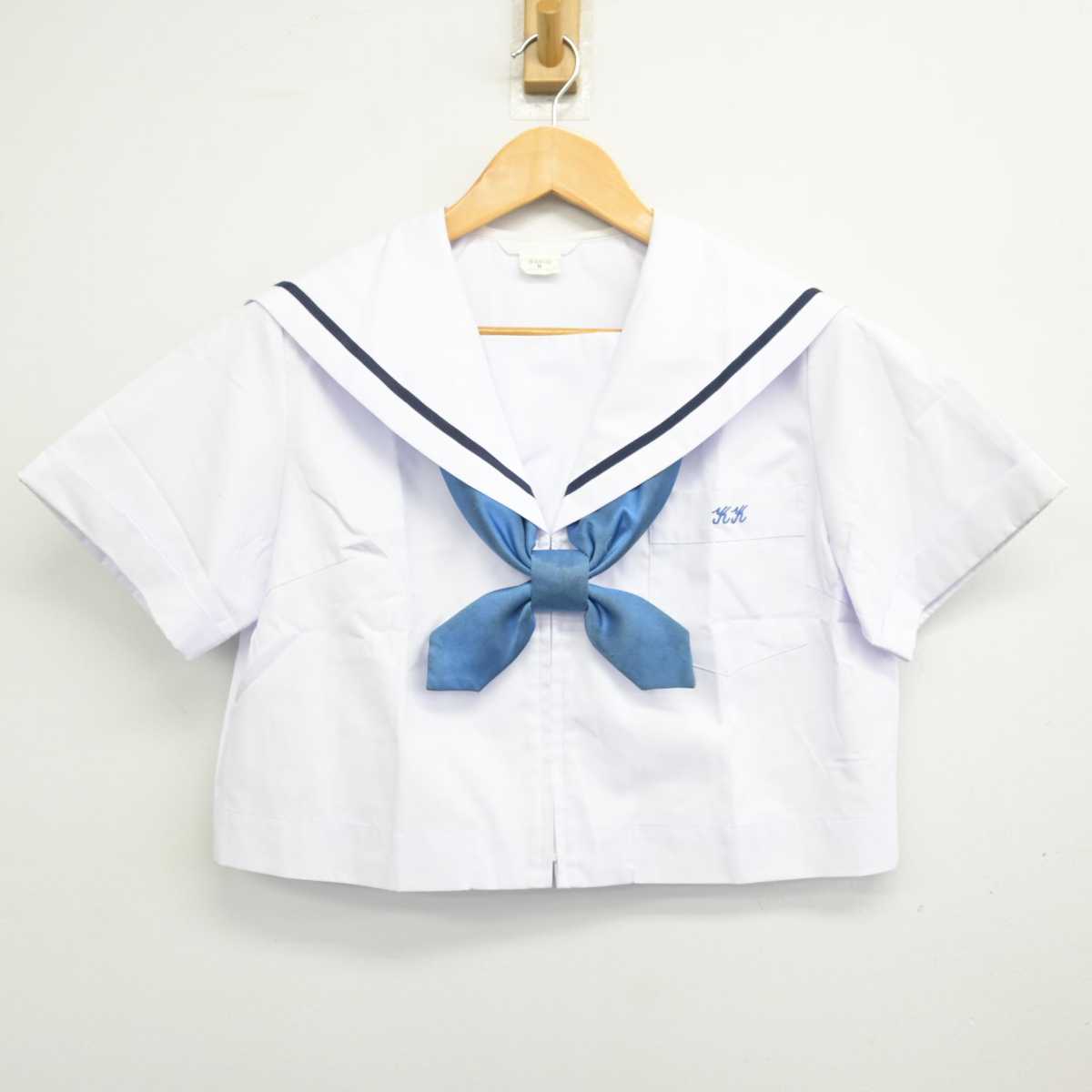 【中古】兵庫県 加古川北高等学校 女子制服 3点 (セーラー服・スカート) sf076647