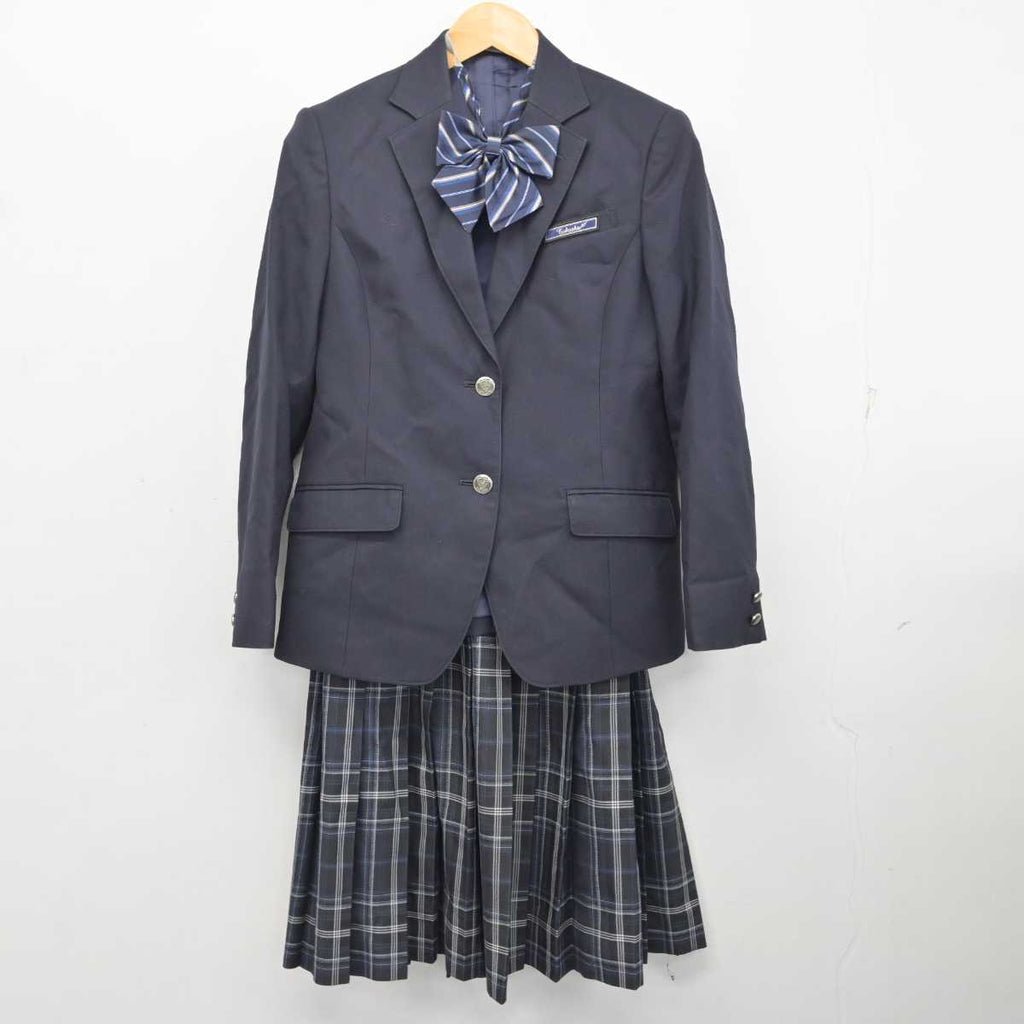 【中古】埼玉県 所沢商業高等学校 女子制服 4点 (ブレザー・ニット・スカート) sf076654