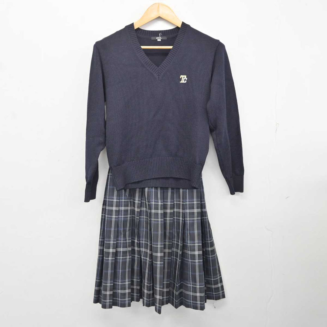 【中古】埼玉県 所沢商業高等学校 女子制服 4点 (ブレザー・ニット・スカート) sf076654 | 中古制服通販パレイド