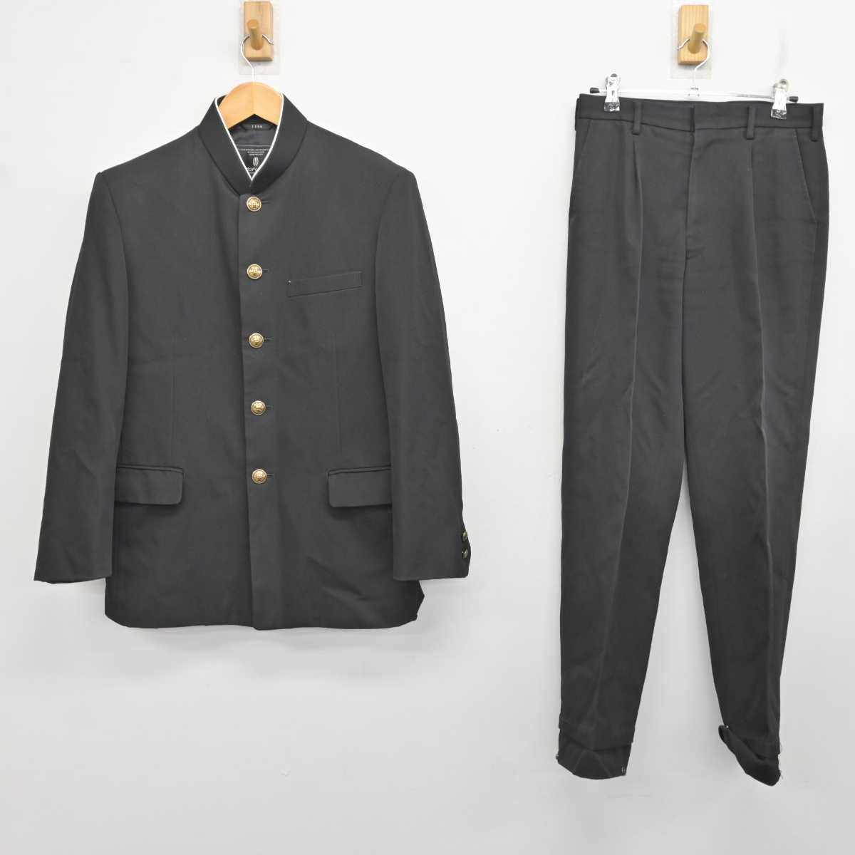 【中古】　 学校名不明 男子制服 2点 (学ラン・ズボン) sf076656