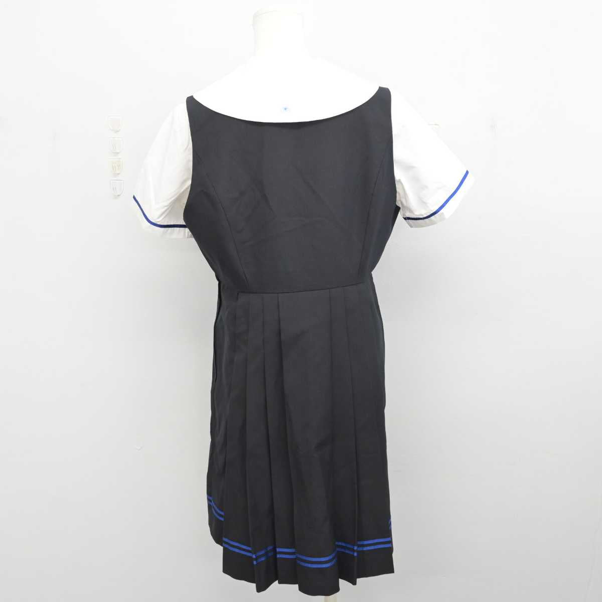 【中古】東京都 瀧野川女子学園中学高等学校 女子制服 3点 (ジャンパースカート・シャツ) sf076659