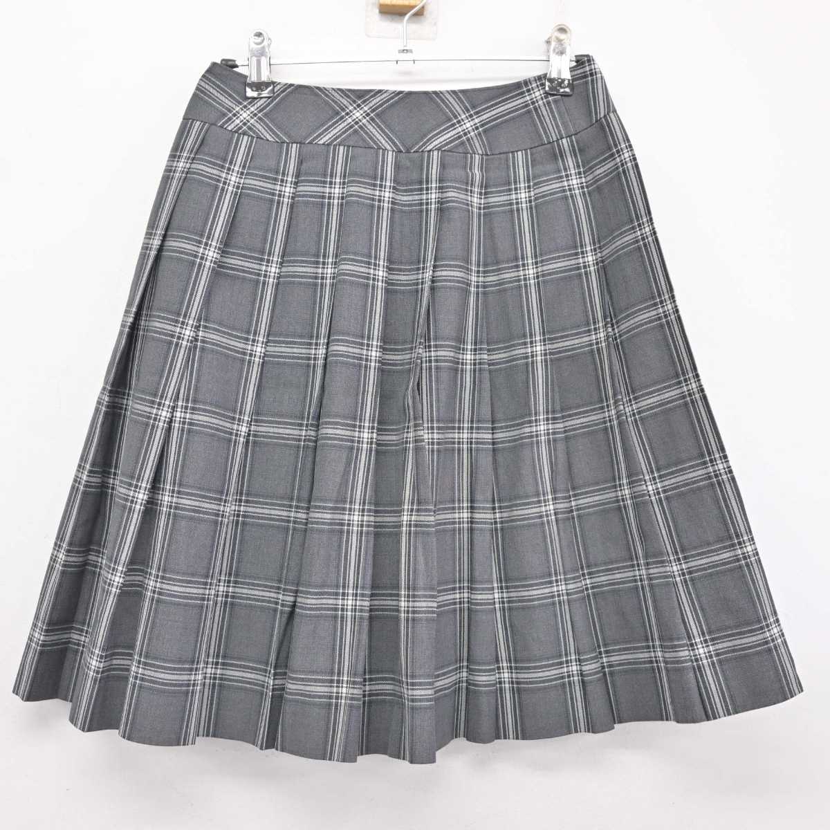 【中古】東京都 実践学園中学校・高等学校 女子制服 2点 (シャツ・スカート) sf076668