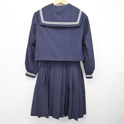 【中古】千葉県 木更津第三中学校 女子制服 3点 (セーラー服・スカート) sf076679