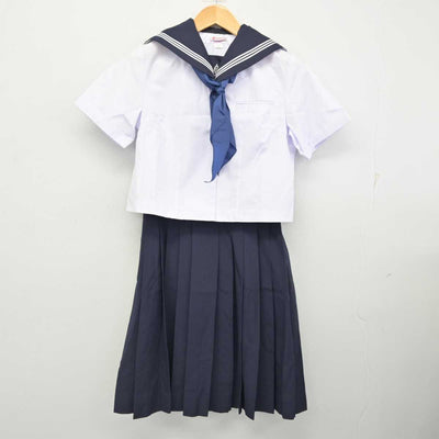 【中古】千葉県 木更津第三中学校 女子制服 3点 (セーラー服・セーラー服・スカート) sf076680