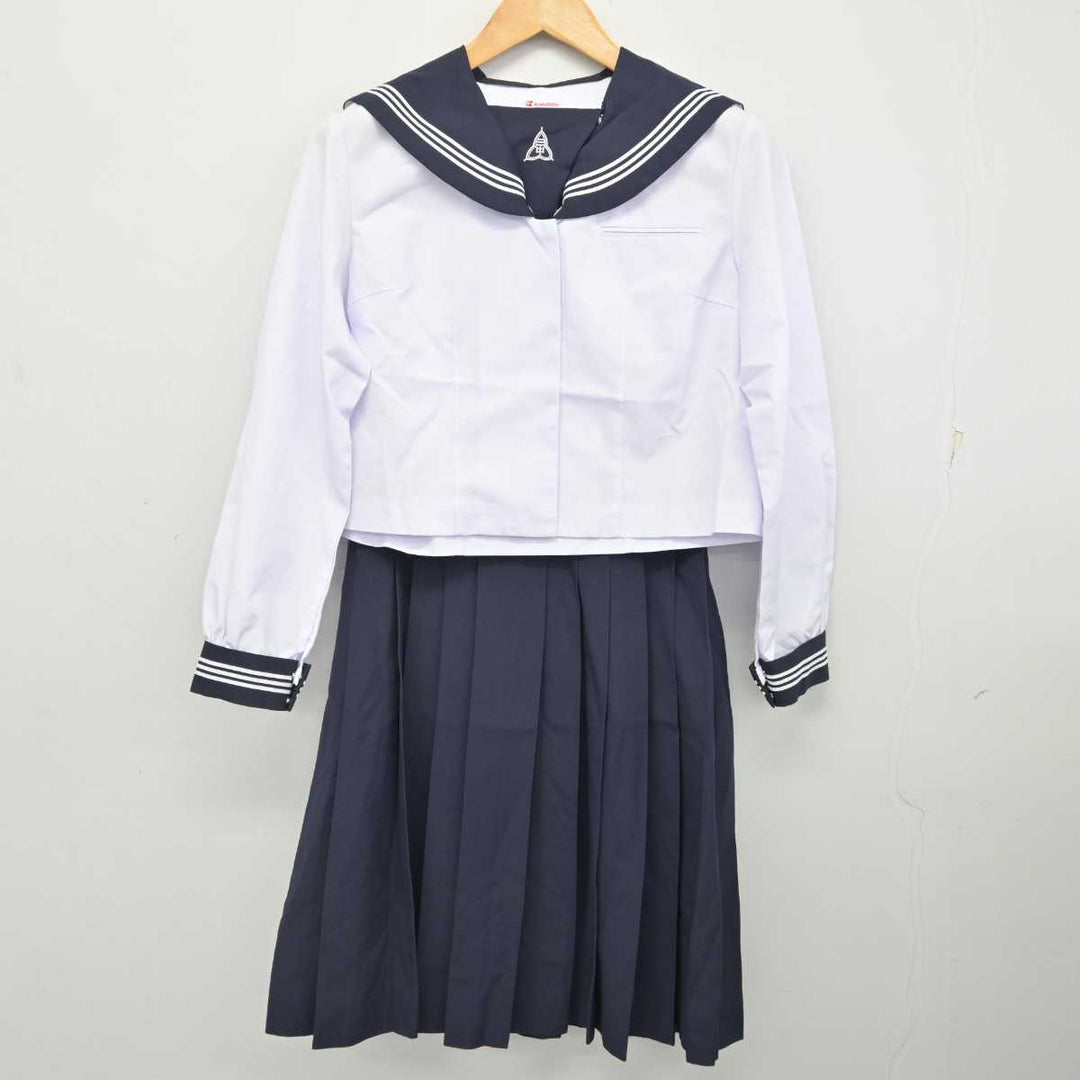 中古】千葉県 木更津第三中学校 女子制服 3点 (セーラー服・セーラー服・スカート) sf076680 | 中古制服通販パレイド