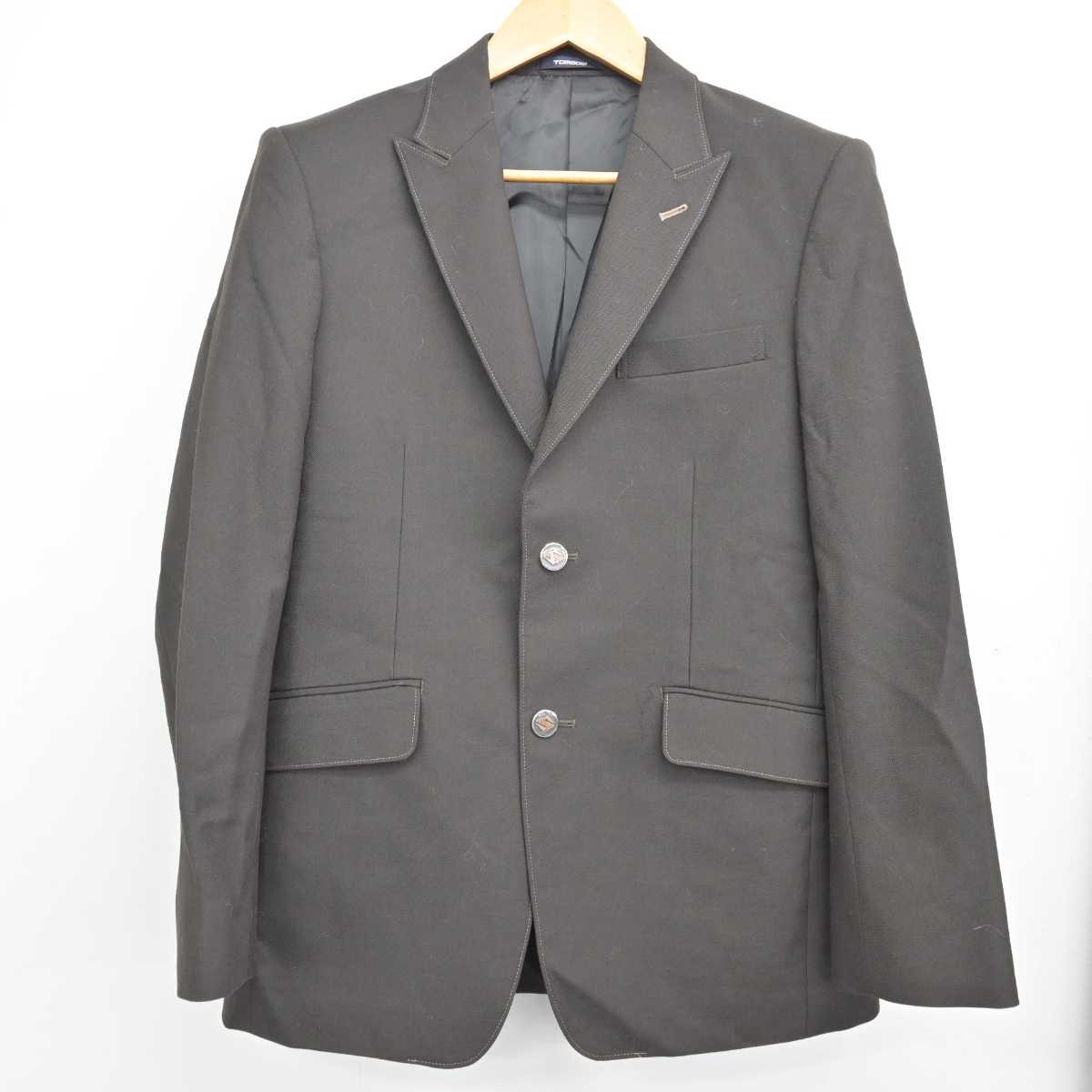 【中古】長野県 佐久平総合技術高等学校 男子制服 3点 (ブレザー・ズボン) sf076684