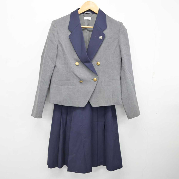 【中古】群馬県 新島学園中学校・高等学校 女子制服 4点 (ブレザー・スカート) sf076685