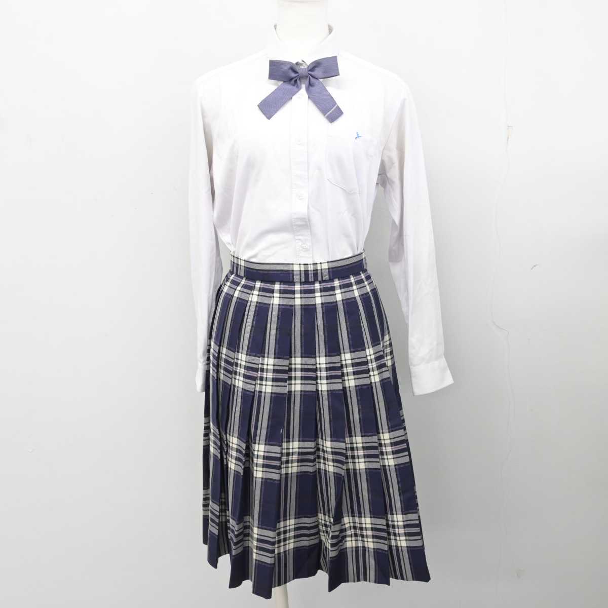 【中古】埼玉県 山村学園高等学校 女子制服 4点 (ブレザー・シャツ・スカート) sf076688