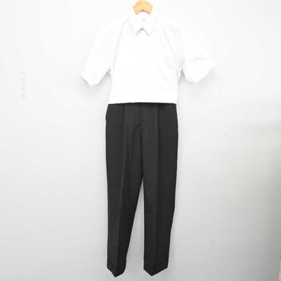 【中古】埼玉県 朝霞高等学校 男子制服 2点 (シャツ・ズボン) sf076693