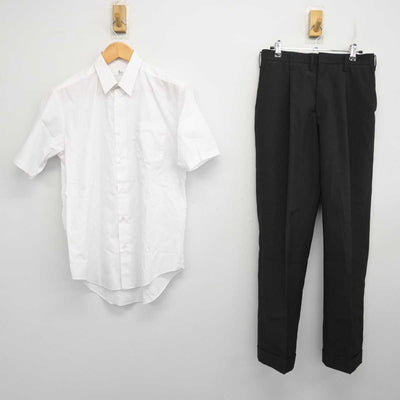 【中古】埼玉県 朝霞高等学校 男子制服 2点 (シャツ・ズボン) sf076693