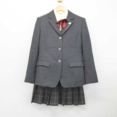 【中古】茨城県 大成女子高等学校 女子制服 6点 (ブレザー・ニット・シャツ・スカート) sf076708